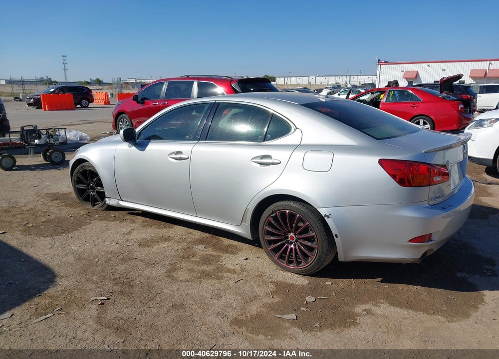 2007 LEXUS IS 250 VIN: JTHBK262275049851