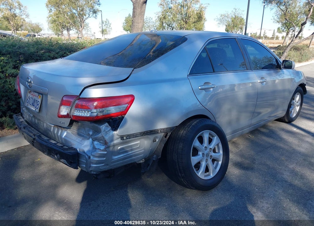 2010 TOYOTA CAMRY LE VIN: 4T4BF3EK5AR078823