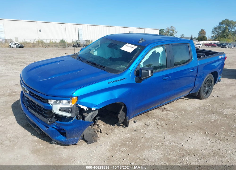 2022 CHEVROLET SILVERADO 1500 4WD SHORT BED RST VIN: 3GCUDEED4NG524821