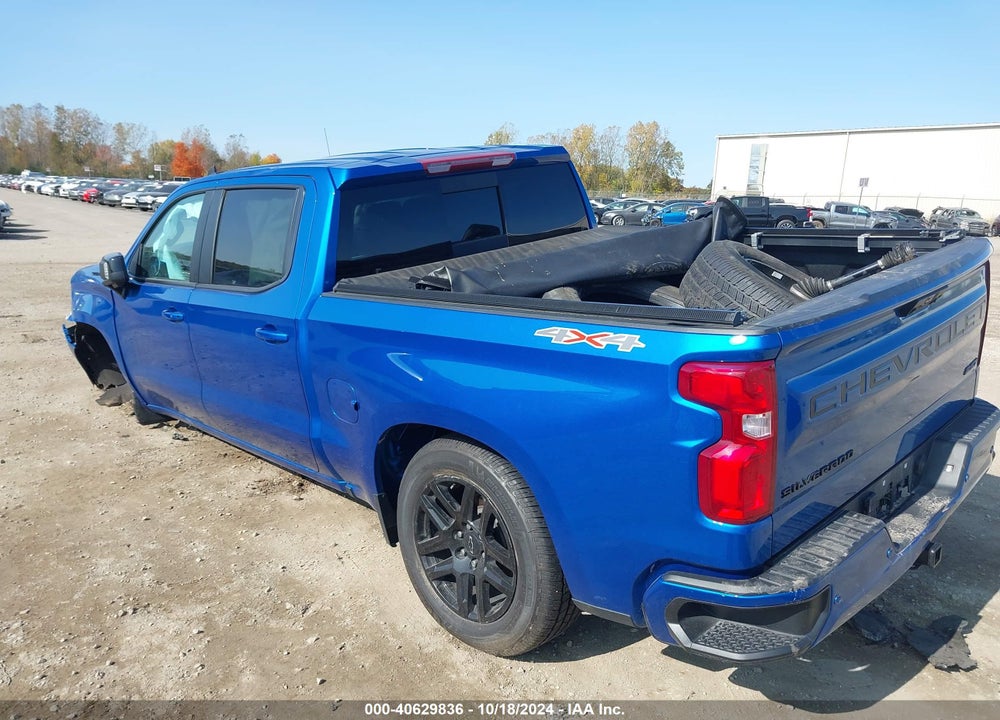 2022 CHEVROLET SILVERADO 1500 4WD SHORT BED RST VIN: 3GCUDEED4NG524821