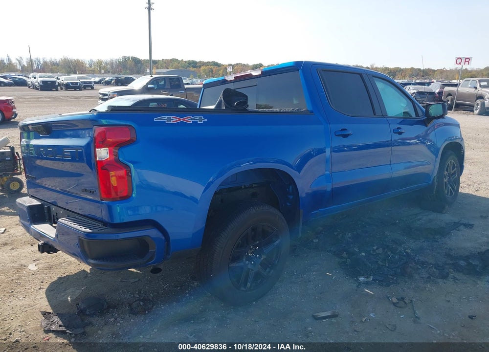 2022 CHEVROLET SILVERADO 1500 4WD SHORT BED RST VIN: 3GCUDEED4NG524821