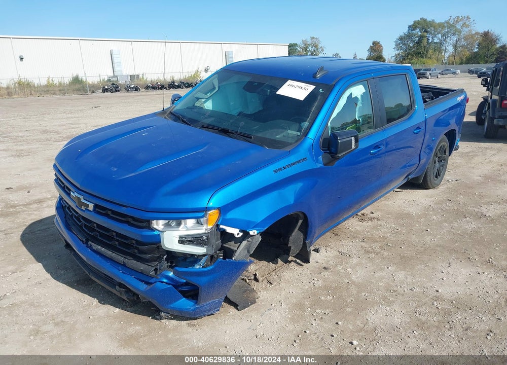 2022 CHEVROLET SILVERADO 1500 4WD SHORT BED RST VIN: 3GCUDEED4NG524821