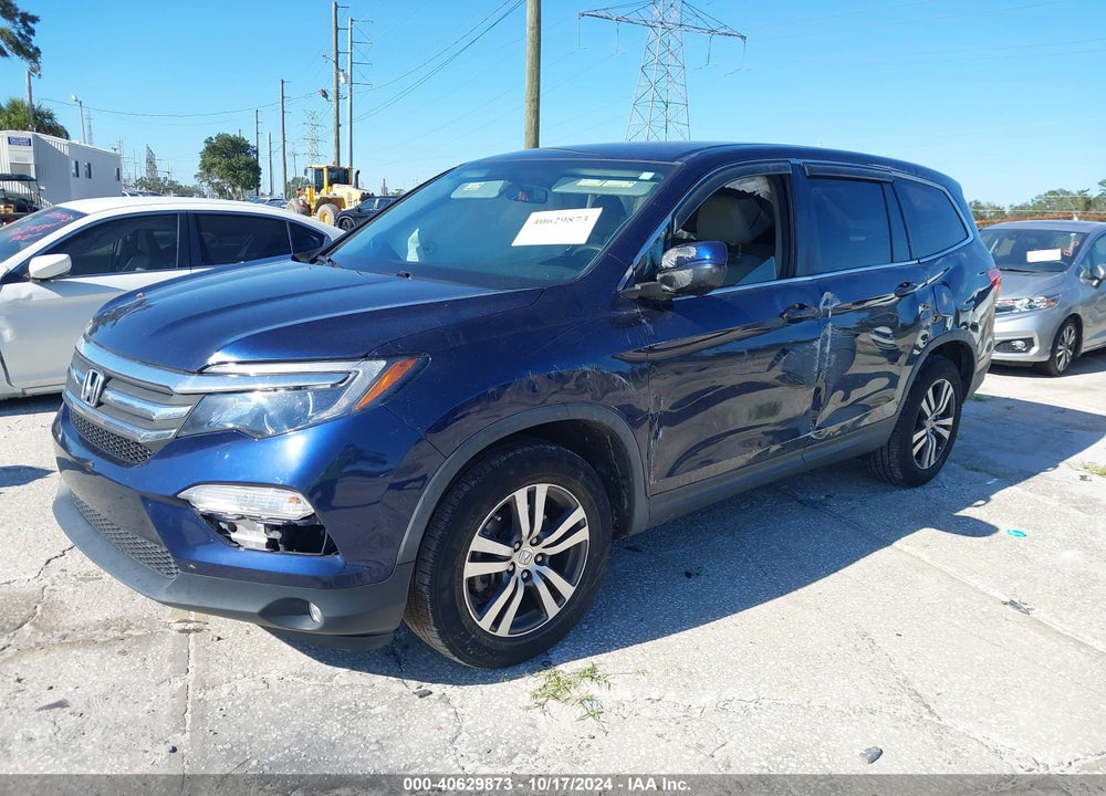 2017 HONDA PILOT EX VIN: 5FNYF5H31HB045166