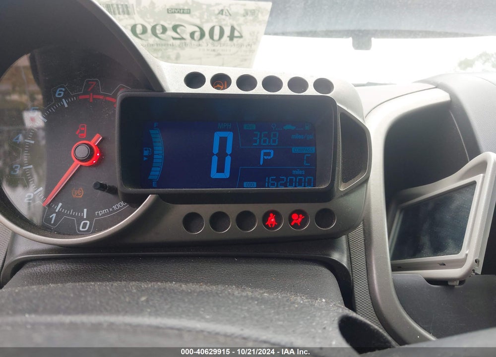 2013 CHEVROLET SONIC LT AUTO VIN: 1G1JC6SBXD4218497