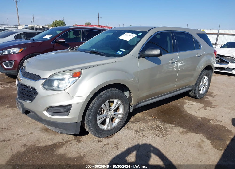 2016 CHEVROLET EQUINOX LS VIN: 2GNALBEK7G1142949