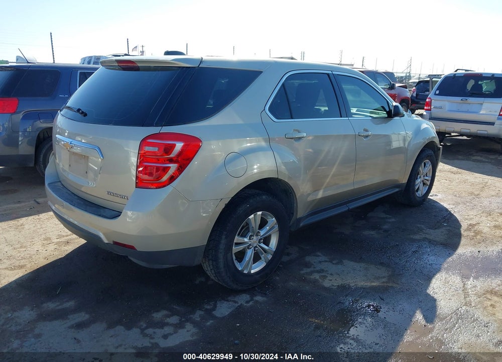 2016 CHEVROLET EQUINOX LS VIN: 2GNALBEK7G1142949