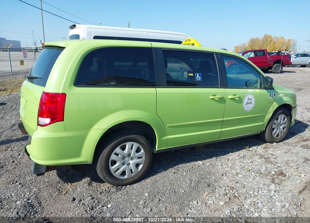 2015 DODGE GRAND CARAVAN SE VIN: 2C4RDGBG3FR614795