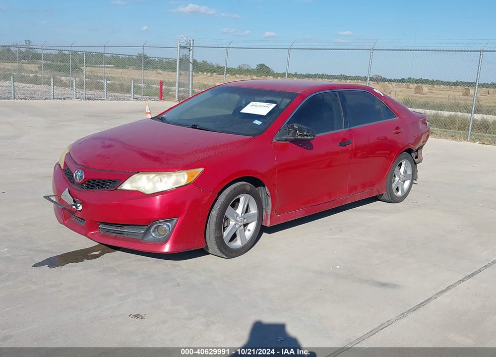2012 TOYOTA CAMRY SE VIN: 4T1BF1FK5CU535730