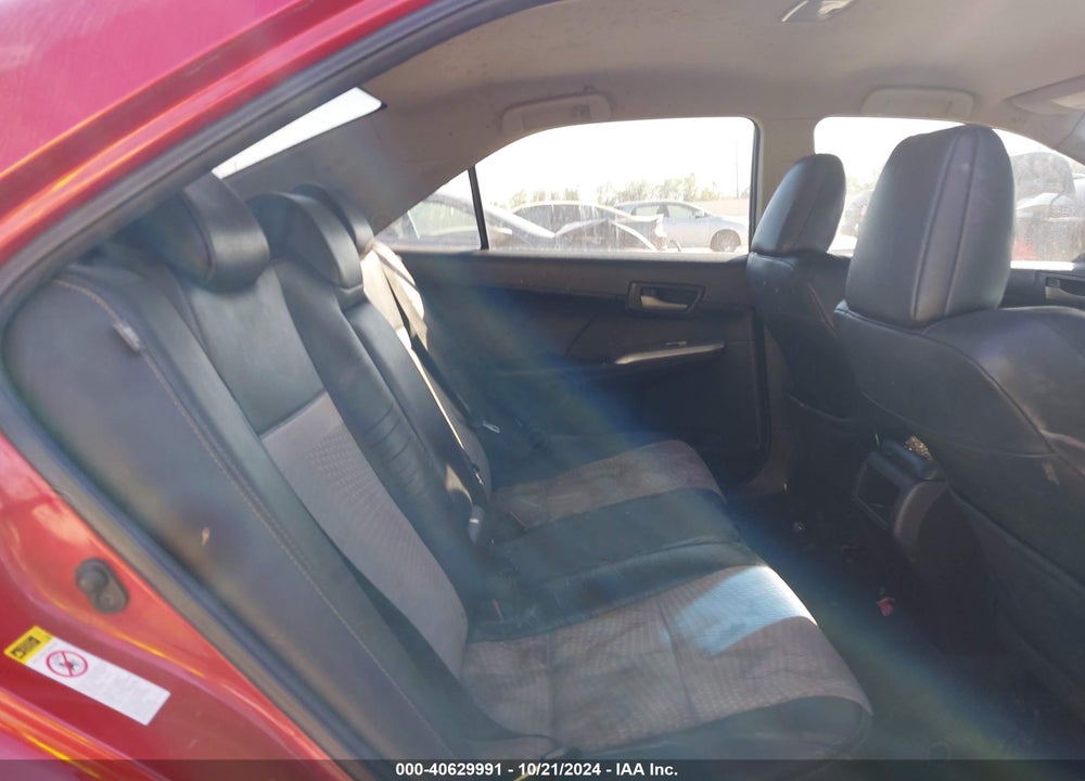 2012 TOYOTA CAMRY SE VIN: 4T1BF1FK5CU535730