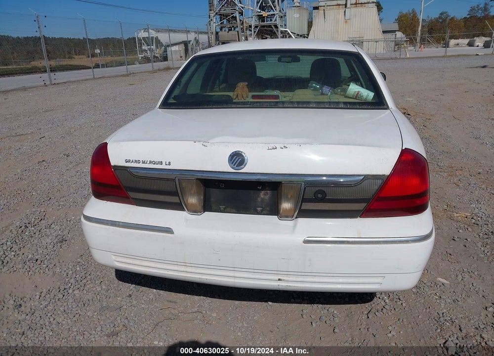 2008 MERCURY GRAND MARQUIS LS VIN: 2MEFM75V68X661734
