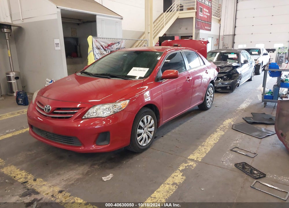 2013 TOYOTA COROLLA LE VIN: 2T1BU4EE3DC095674