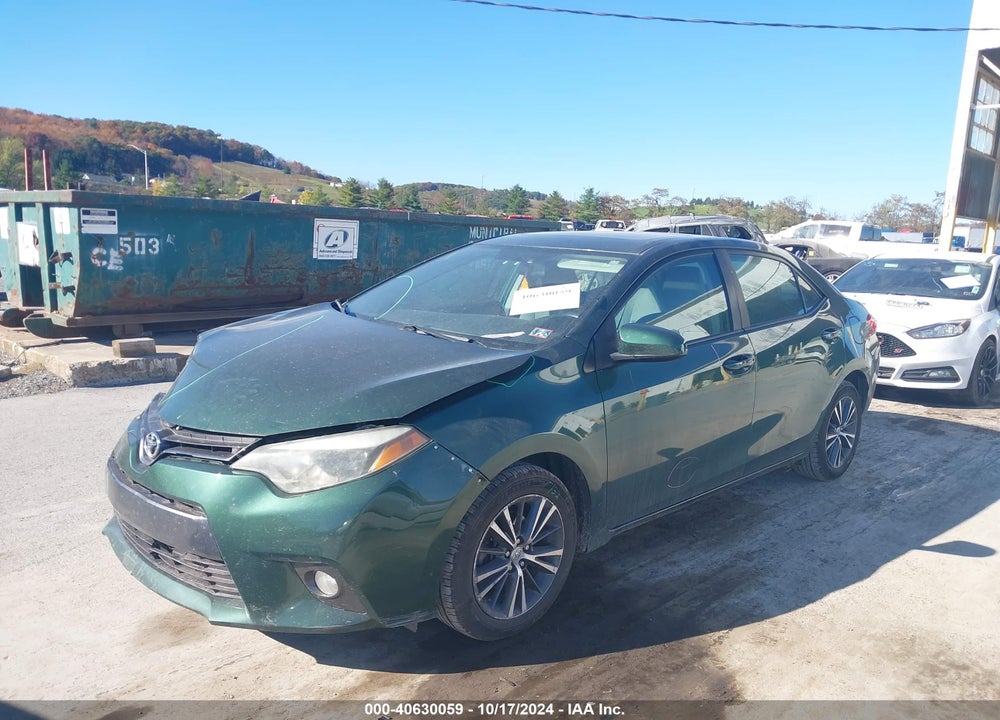 2016 TOYOTA COROLLA LE PLUS VIN: 2T1BURHE6GC483706