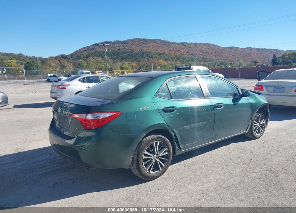 2016 TOYOTA COROLLA LE PLUS VIN: 2T1BURHE6GC483706