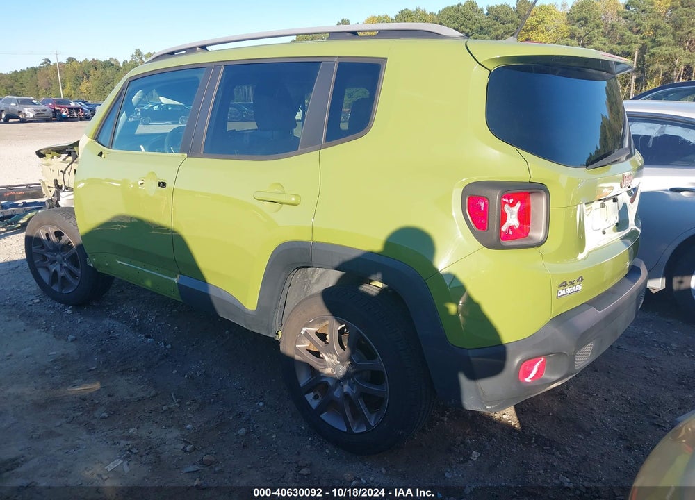 2016 JEEP RENEGADE 75TH ANNIVERSARY VIN: ZACCJBBT6GPC85613