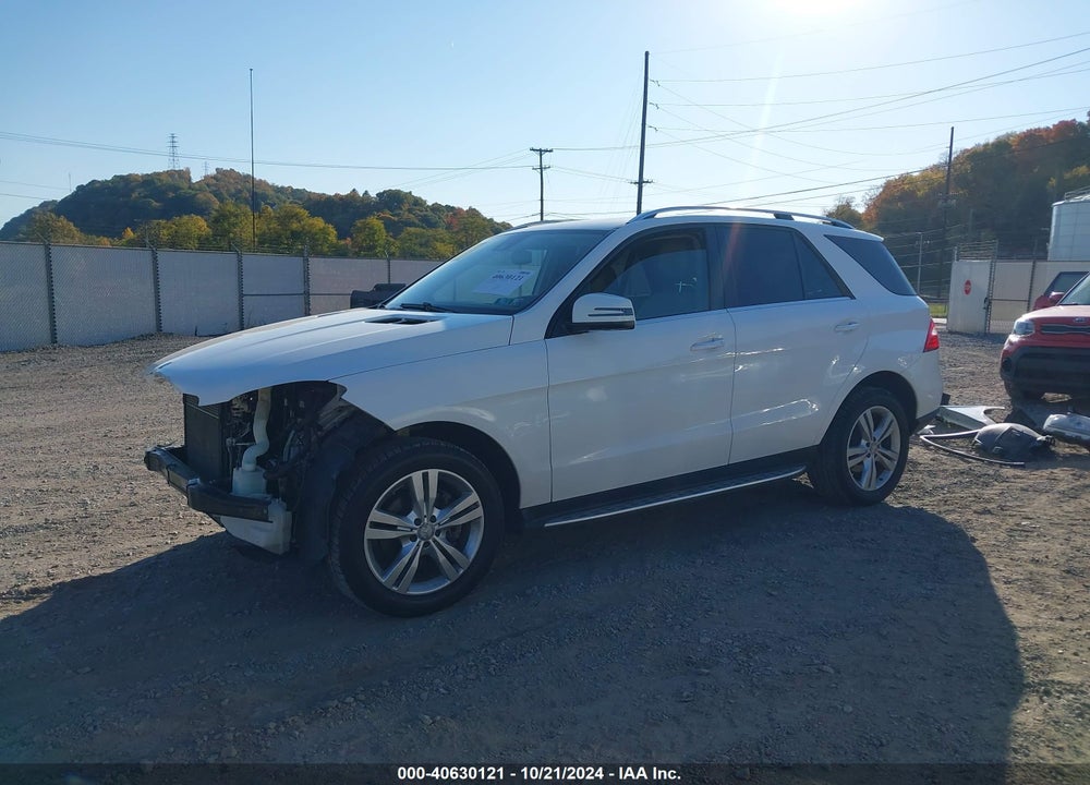 2015 MERCEDES-BENZ ML 350 4MATIC VIN: 4JGDA5HBXFA488485