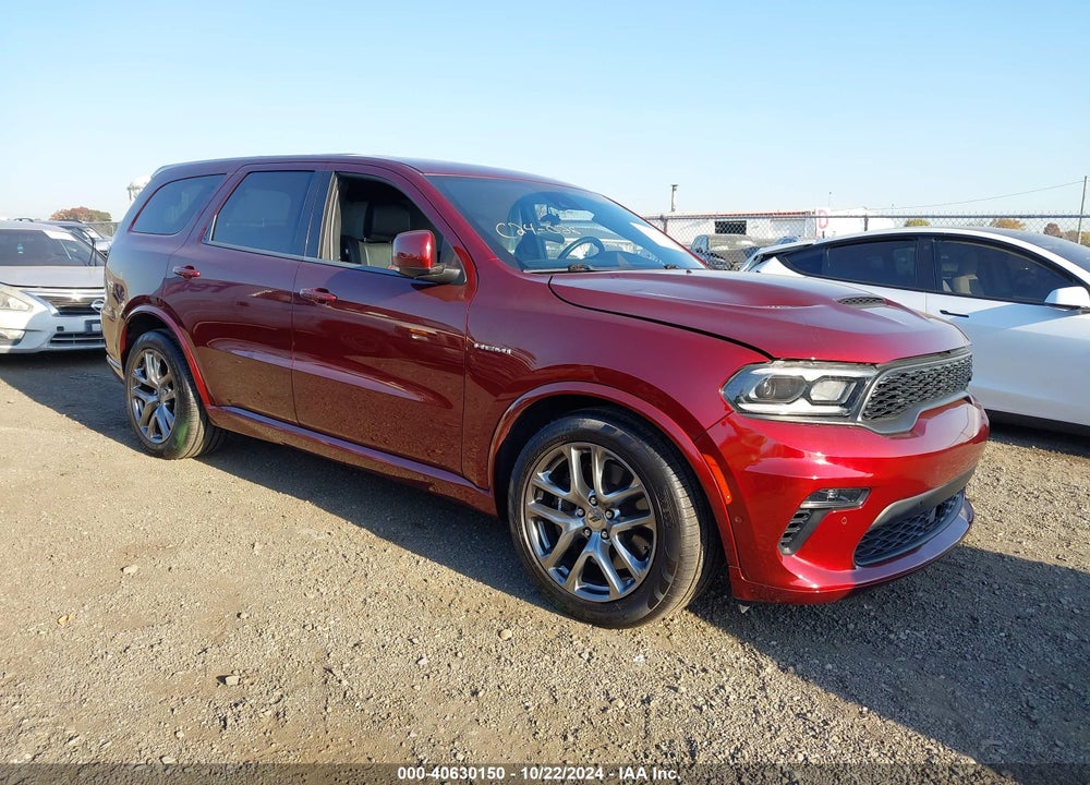2022 DODGE DURANGO R/T PLUS AWD VIN: 1C4SDJCT9NC222633