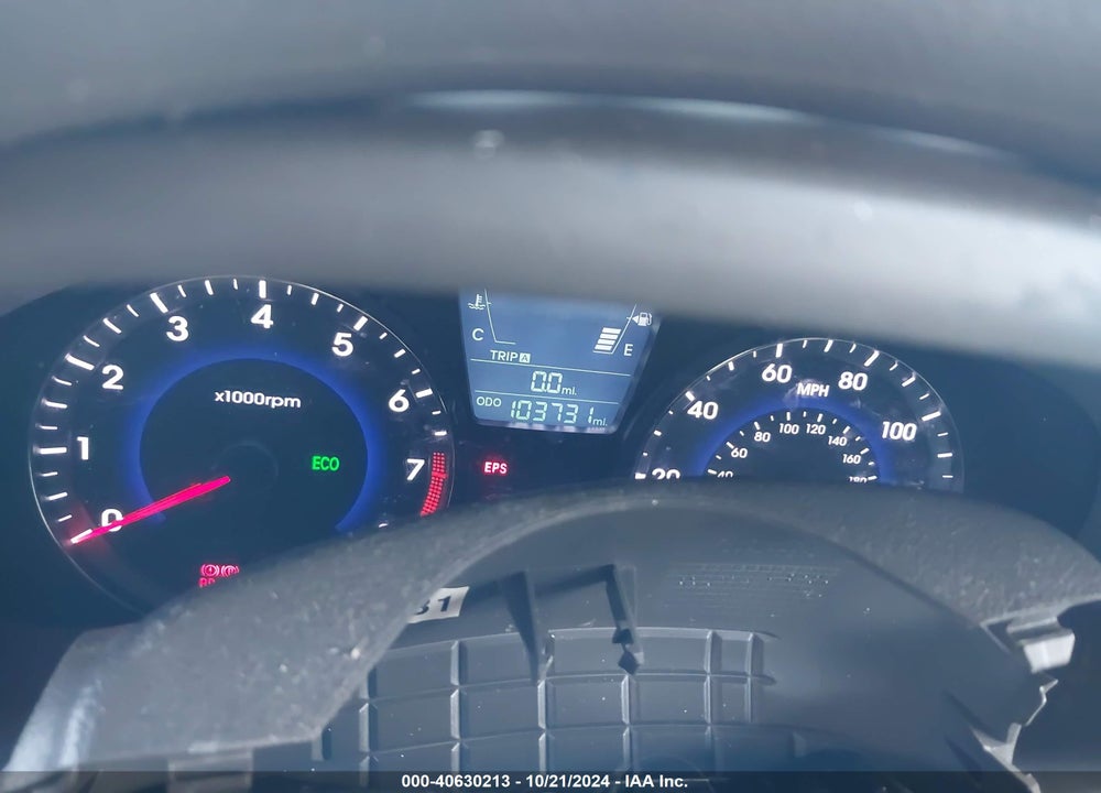 2012 HYUNDAI ACCENT GLS VIN: KMHCT4AEXCU254524