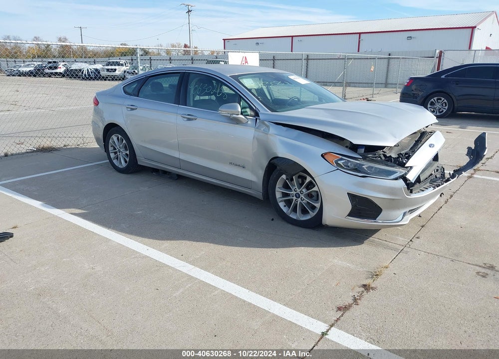 2019 FORD FUSION HYBRID SEL VIN: 3FA6P0MU0KR117928