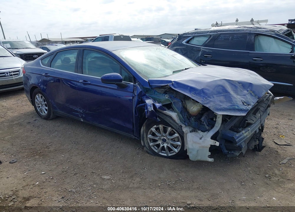 2016 FORD FUSION S VIN: 3FA6P0G78GR351313
