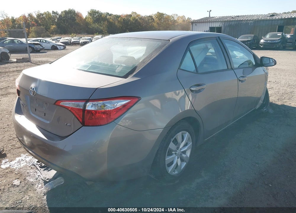 2014 TOYOTA COROLLA LE VIN: 2T1BURHE7EC038873