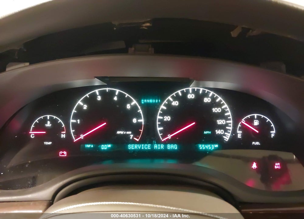 2000 CADILLAC SEVILLE STS VIN: 1G6KY549XYU300868