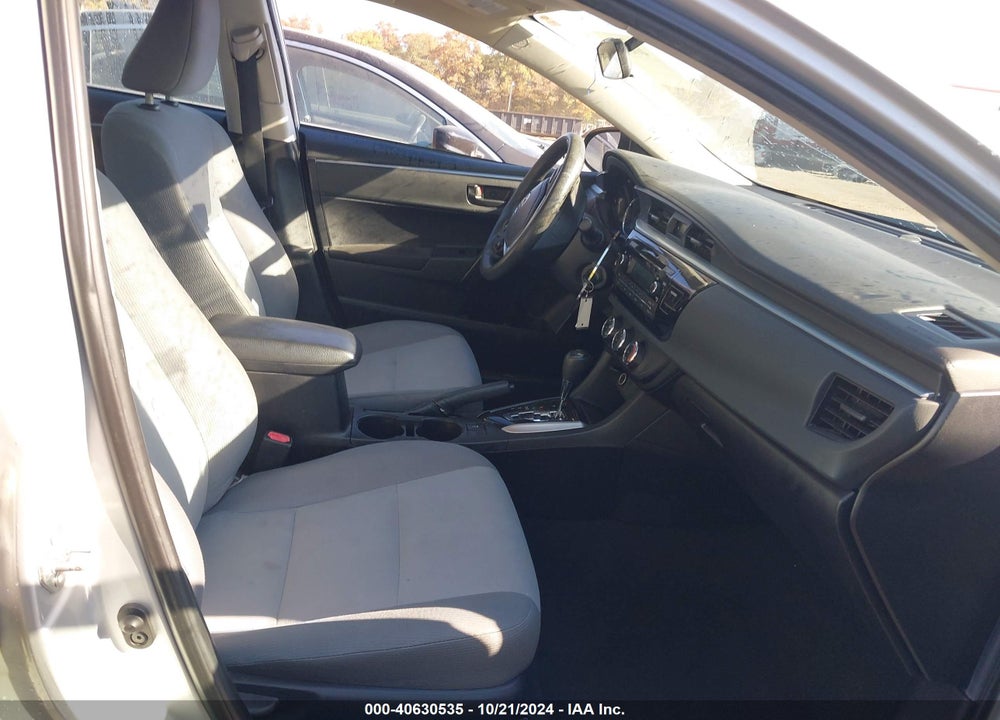 2015 TOYOTA COROLLA L VIN: 2T1BURHE1FC473986