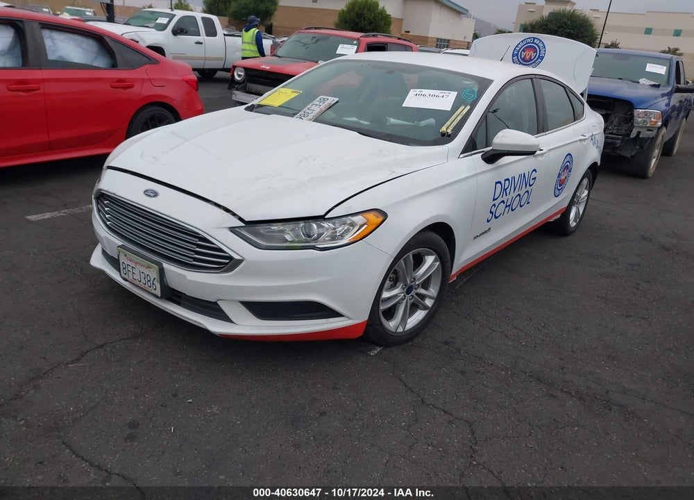 2018 FORD FUSION HYBRID S VIN: 3FA6P0UU2JR214191