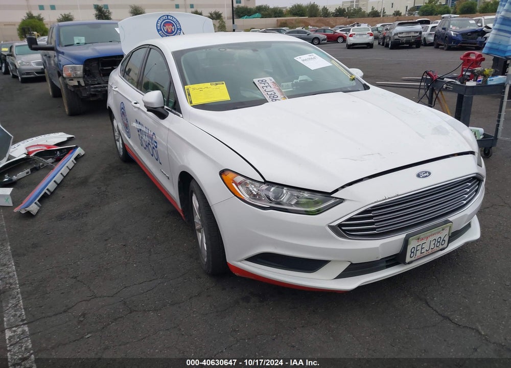 2018 FORD FUSION HYBRID S VIN: 3FA6P0UU2JR214191