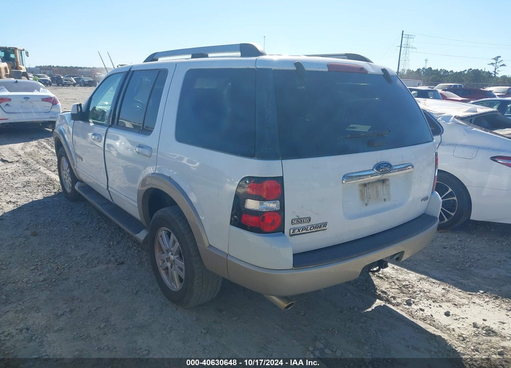 2007 FORD EXPLORER EDDIE BAUER VIN: 1FMEU64E87UB67837