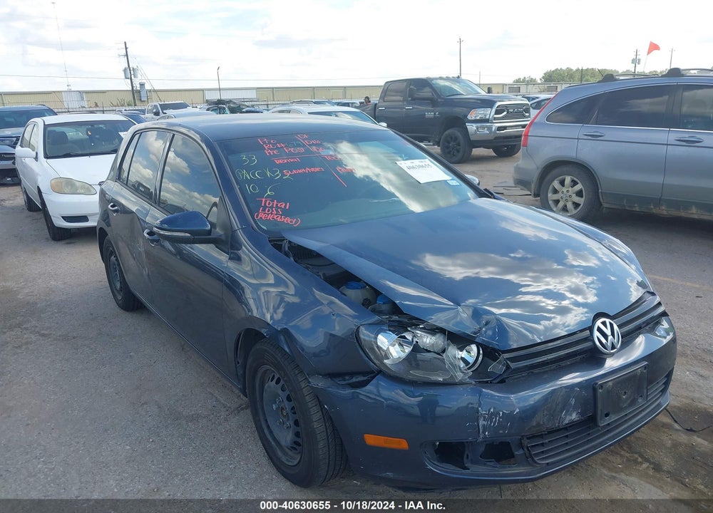 2014 VOLKSWAGEN GOLF 2.5L VIN: WVWDB7AJ9EW007514