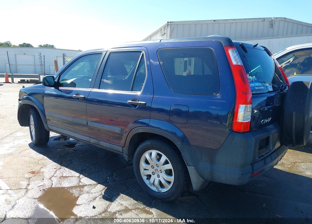 2006 HONDA CR-V EX VIN: SHSRD78856U425165