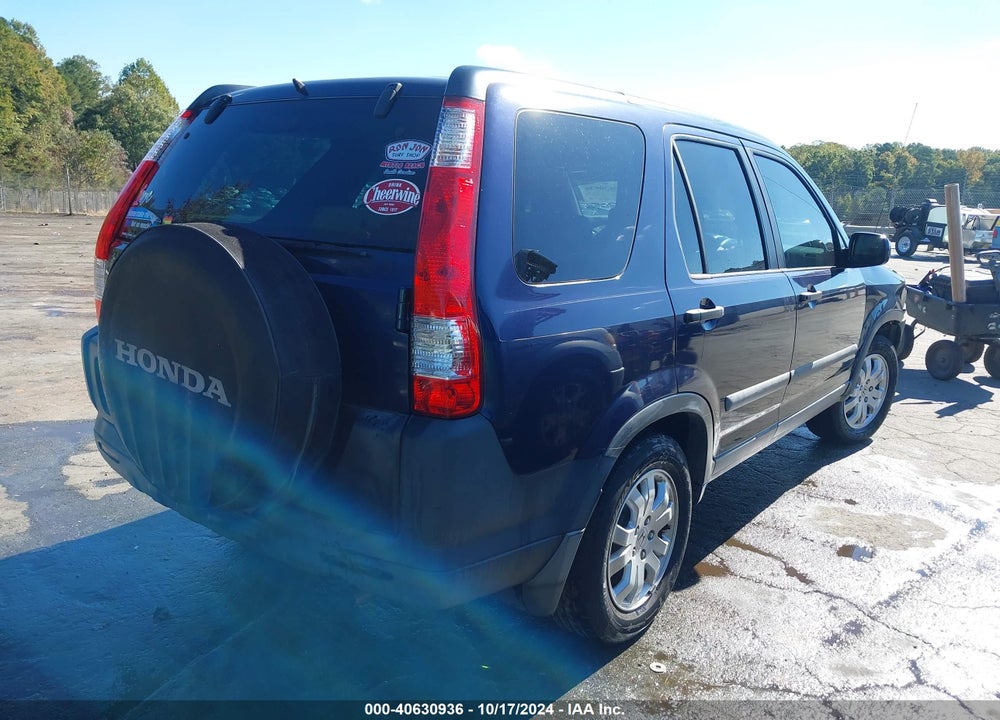 2006 HONDA CR-V EX VIN: SHSRD78856U425165