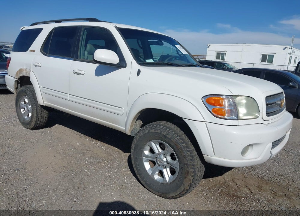 2001 TOYOTA SEQUOIA LIMITED V8 VIN: 5TDBT48A81S054875