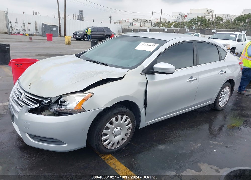 2014 NISSAN SENTRA S VIN: 3N1AB7APXEY300731