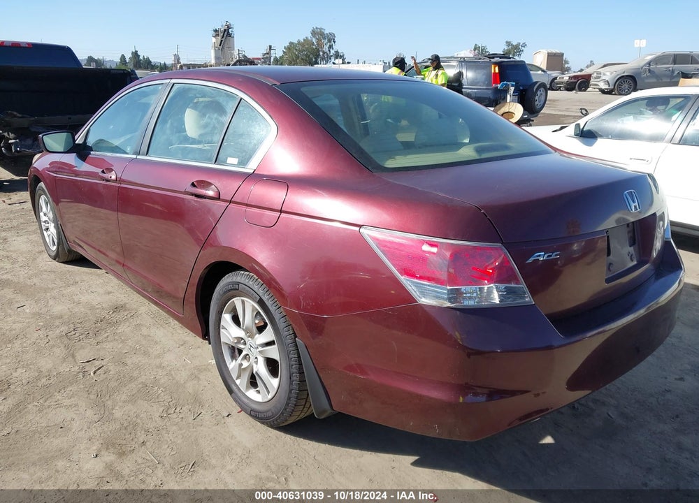 2008 HONDA ACCORD 2.4 LX-P VIN: 1HGCP26478A134204