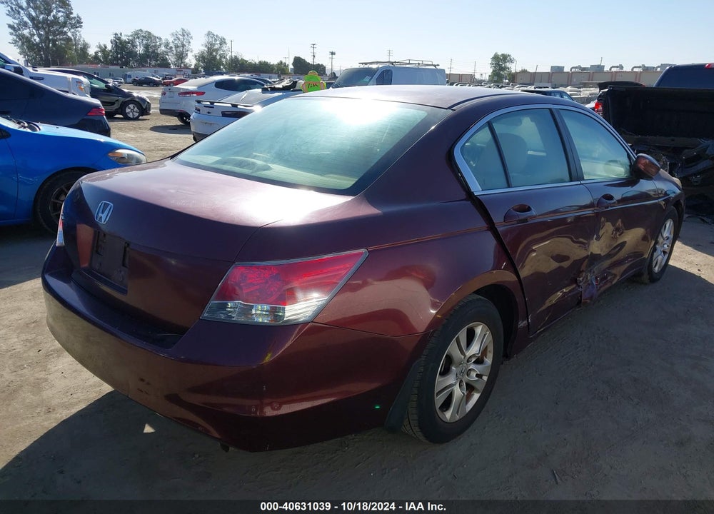 2008 HONDA ACCORD 2.4 LX-P VIN: 1HGCP26478A134204