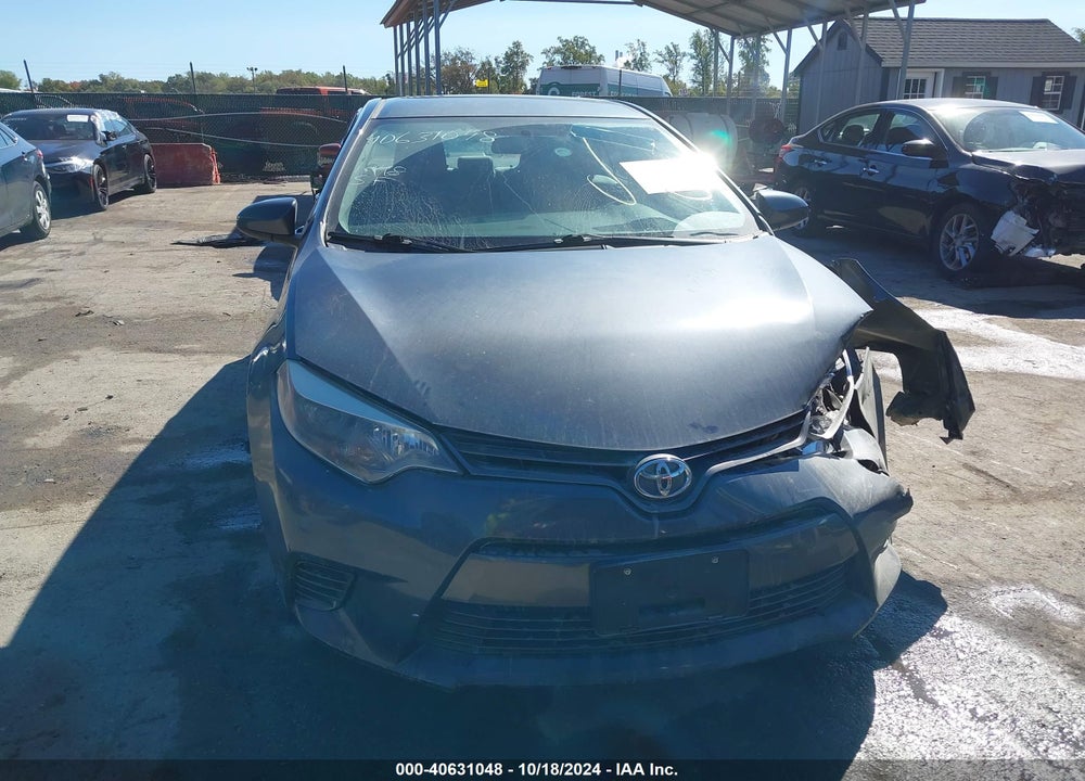 2016 TOYOTA COROLLA LE VIN: 2T1BURHE6GC596930