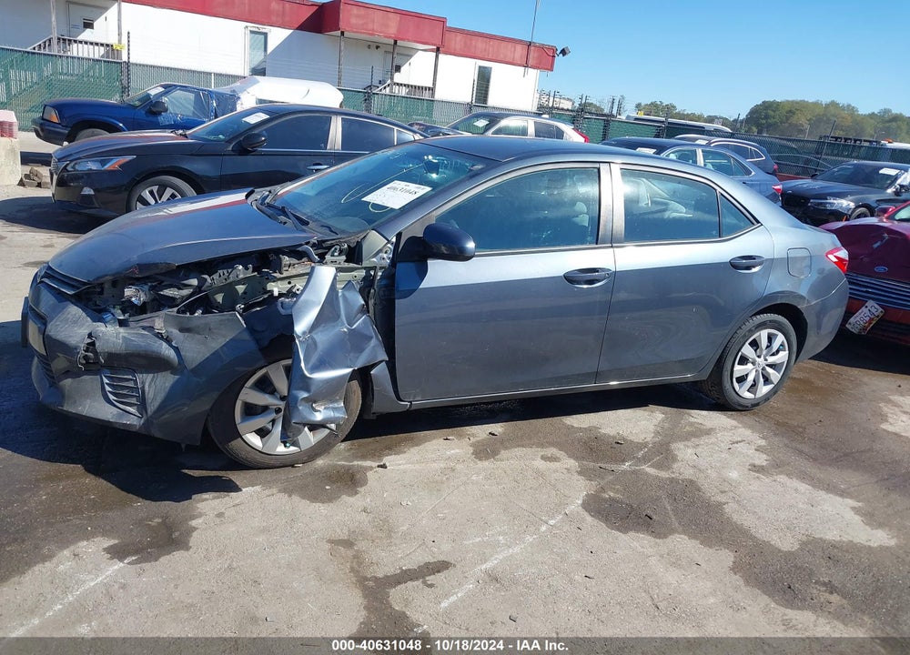 2016 TOYOTA COROLLA LE VIN: 2T1BURHE6GC596930