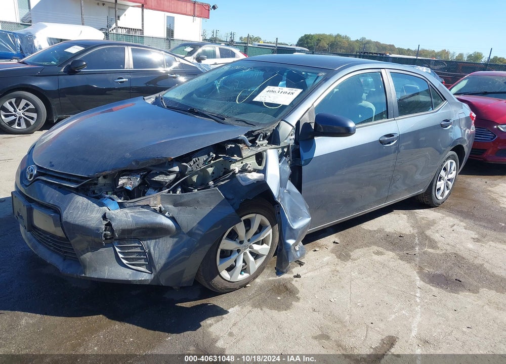 2016 TOYOTA COROLLA LE VIN: 2T1BURHE6GC596930