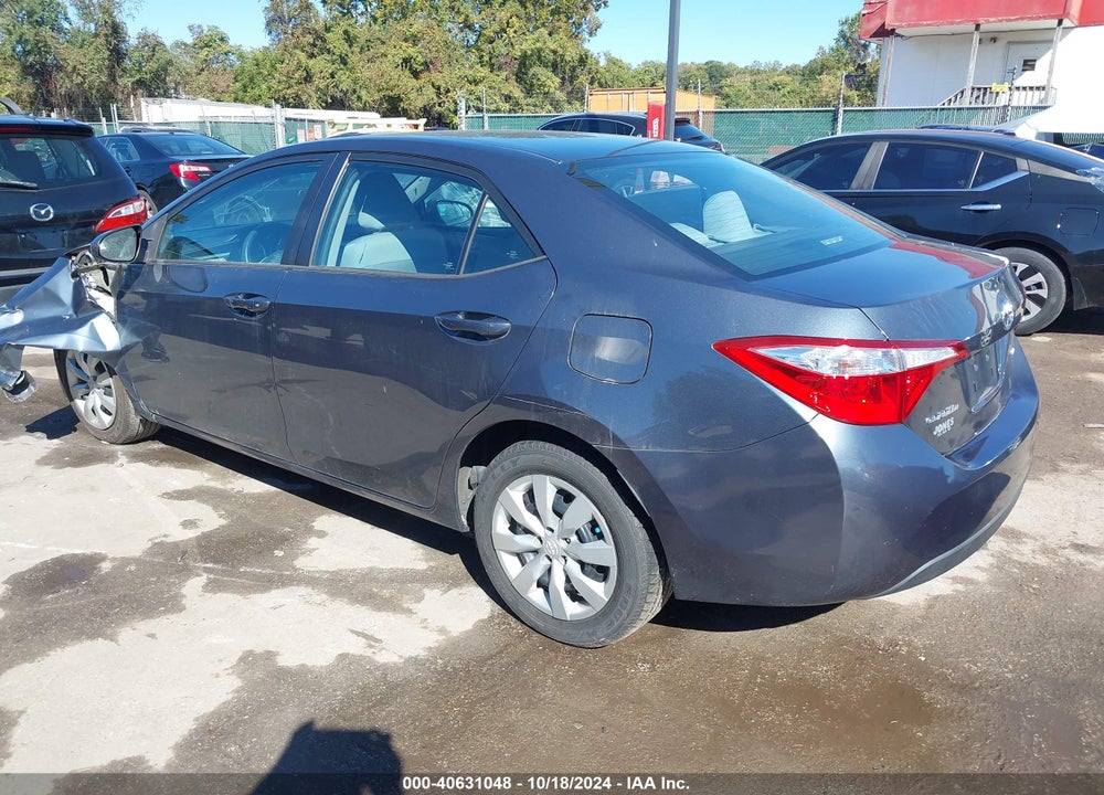 2016 TOYOTA COROLLA LE VIN: 2T1BURHE6GC596930