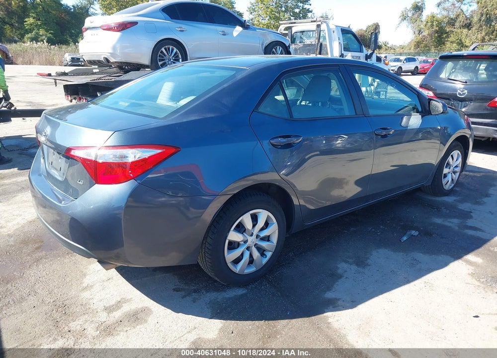 2016 TOYOTA COROLLA LE VIN: 2T1BURHE6GC596930
