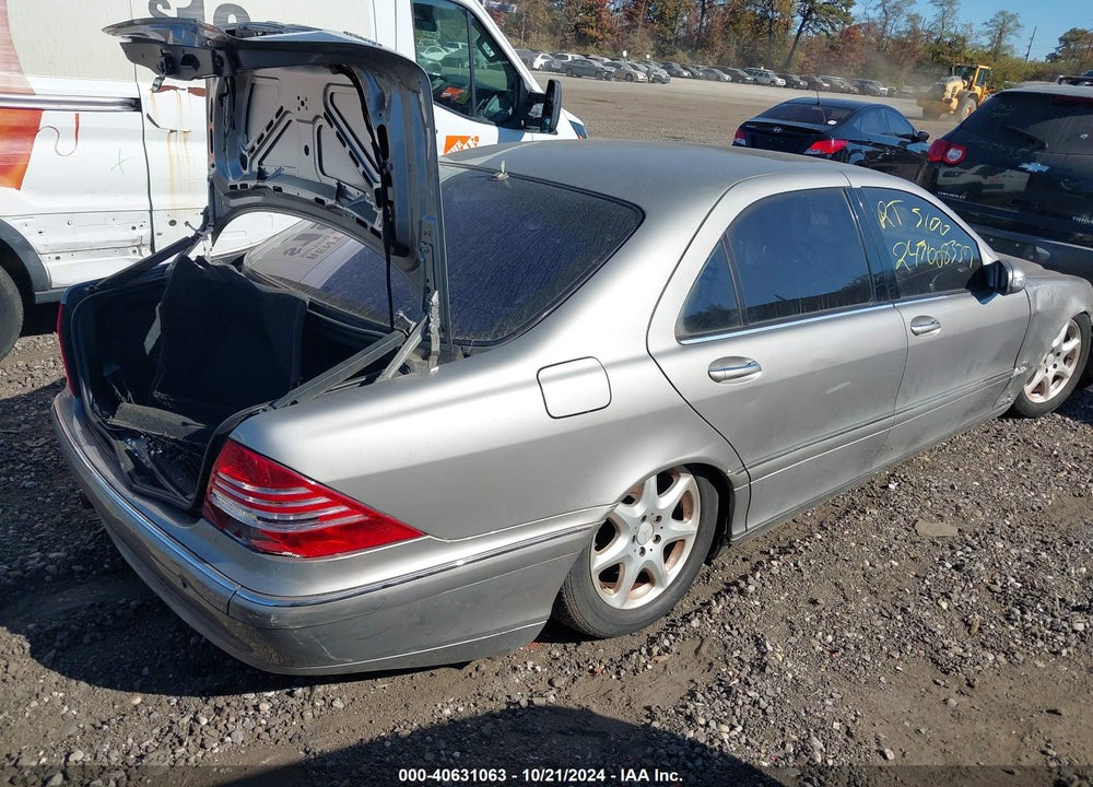 2006 MERCEDES-BENZ S 430 4MATIC VIN: WDBNG83J36A461649
