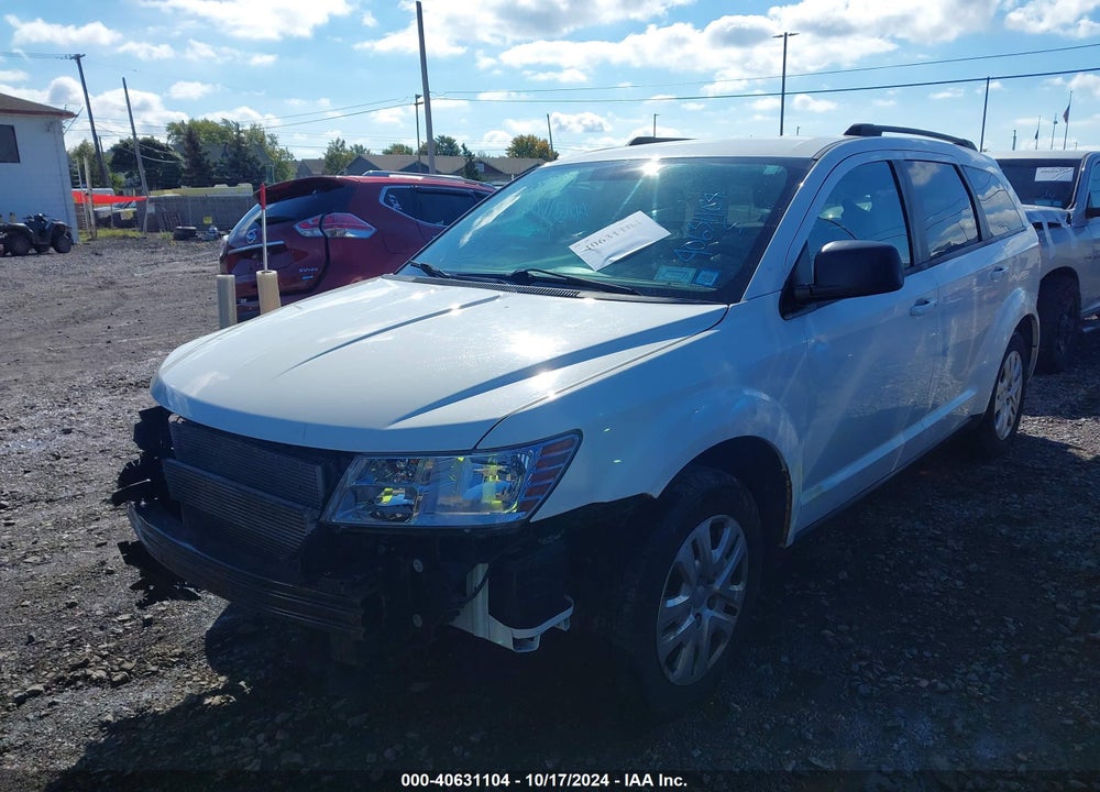 2016 DODGE JOURNEY SE VIN: 3C4PDCAB8GT171614