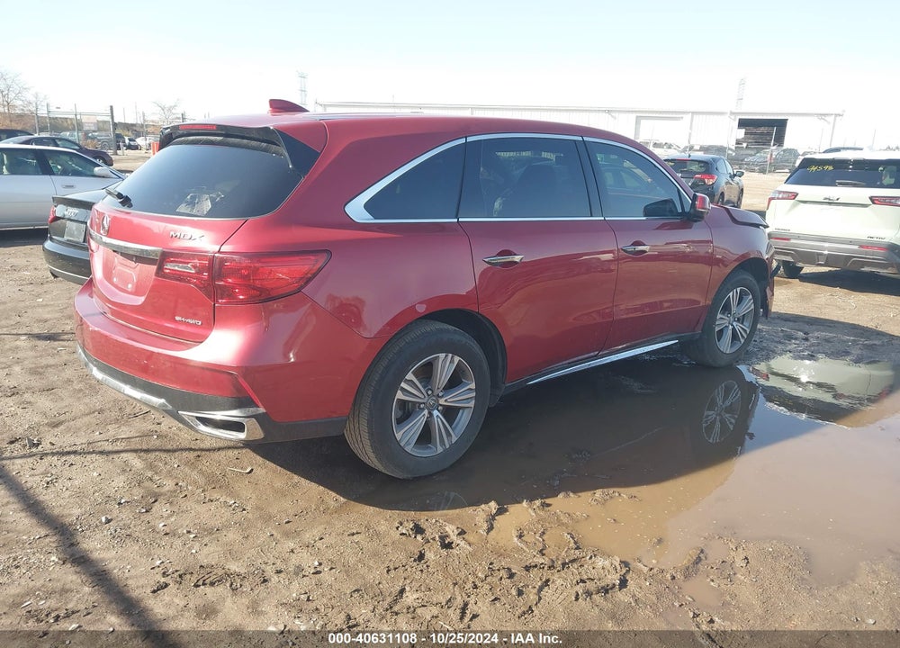 2020 ACURA MDX STANDARD VIN: 5J8YD4H39LL041745