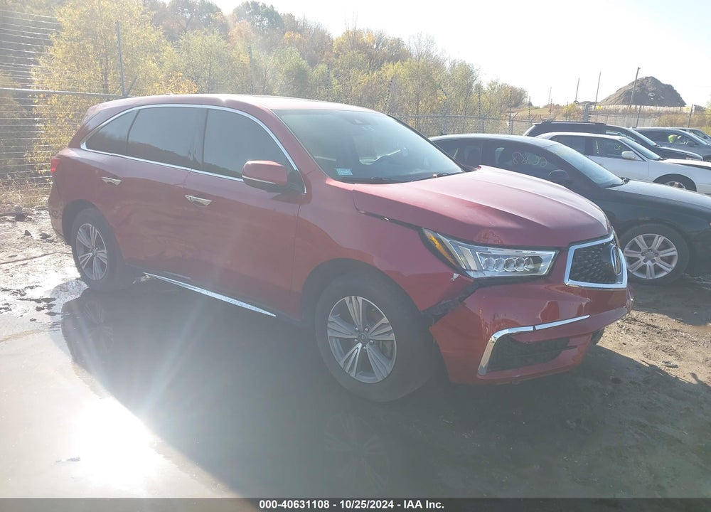2020 ACURA MDX STANDARD VIN: 5J8YD4H39LL041745