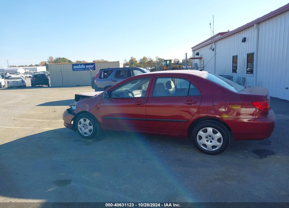 2003 TOYOTA COROLLA CE VIN: 1NXBR32E53Z084740