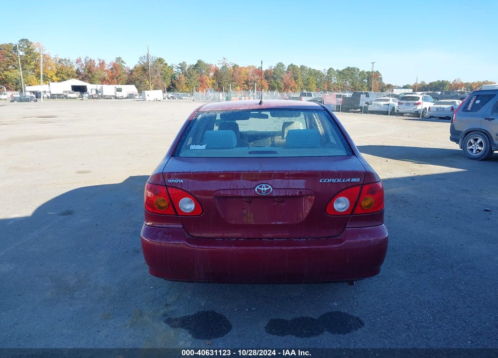 2003 TOYOTA COROLLA CE VIN: 1NXBR32E53Z084740
