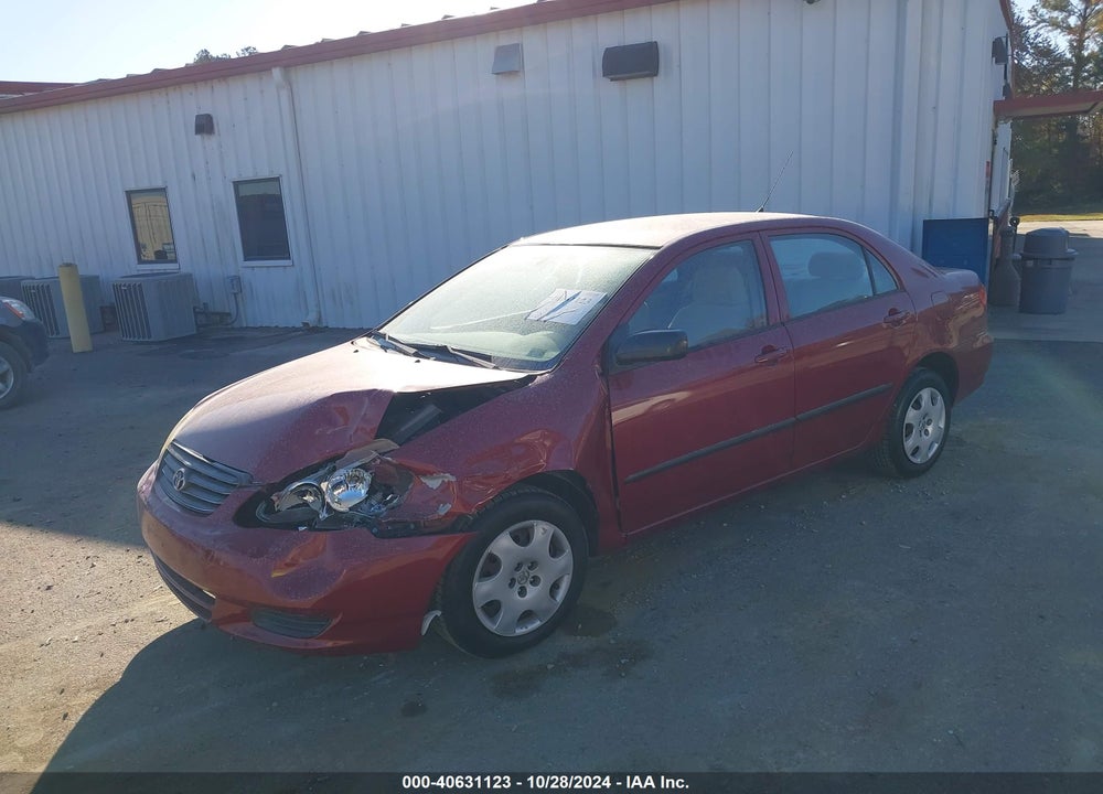 2003 TOYOTA COROLLA CE VIN: 1NXBR32E53Z084740