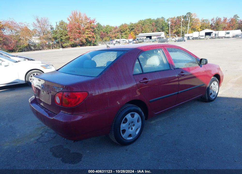 2003 TOYOTA COROLLA CE VIN: 1NXBR32E53Z084740