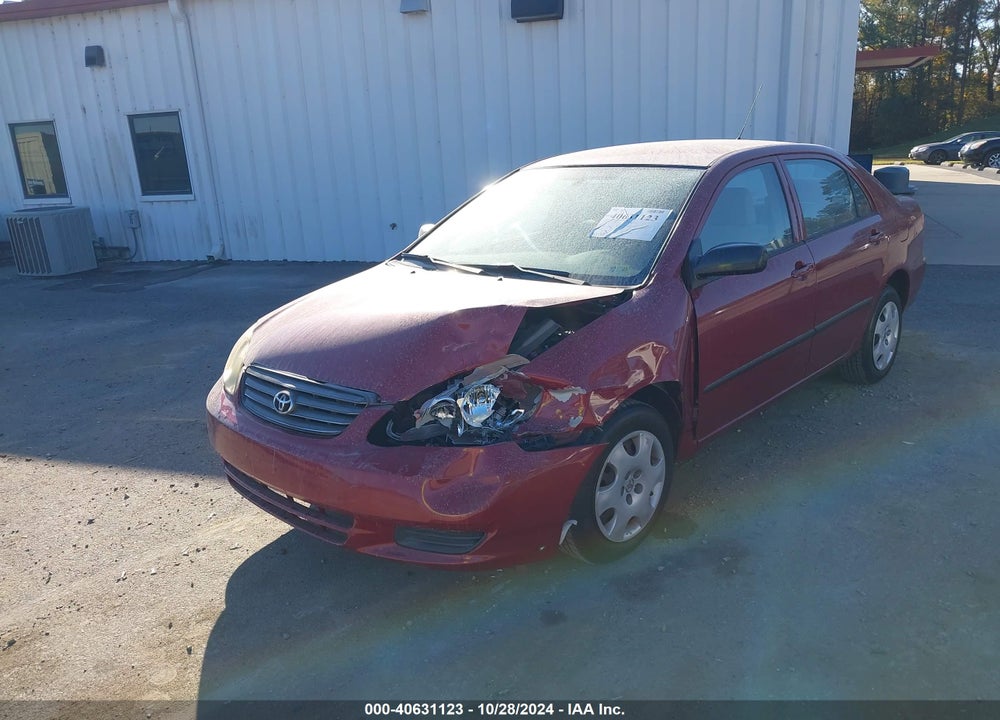 2003 TOYOTA COROLLA CE VIN: 1NXBR32E53Z084740